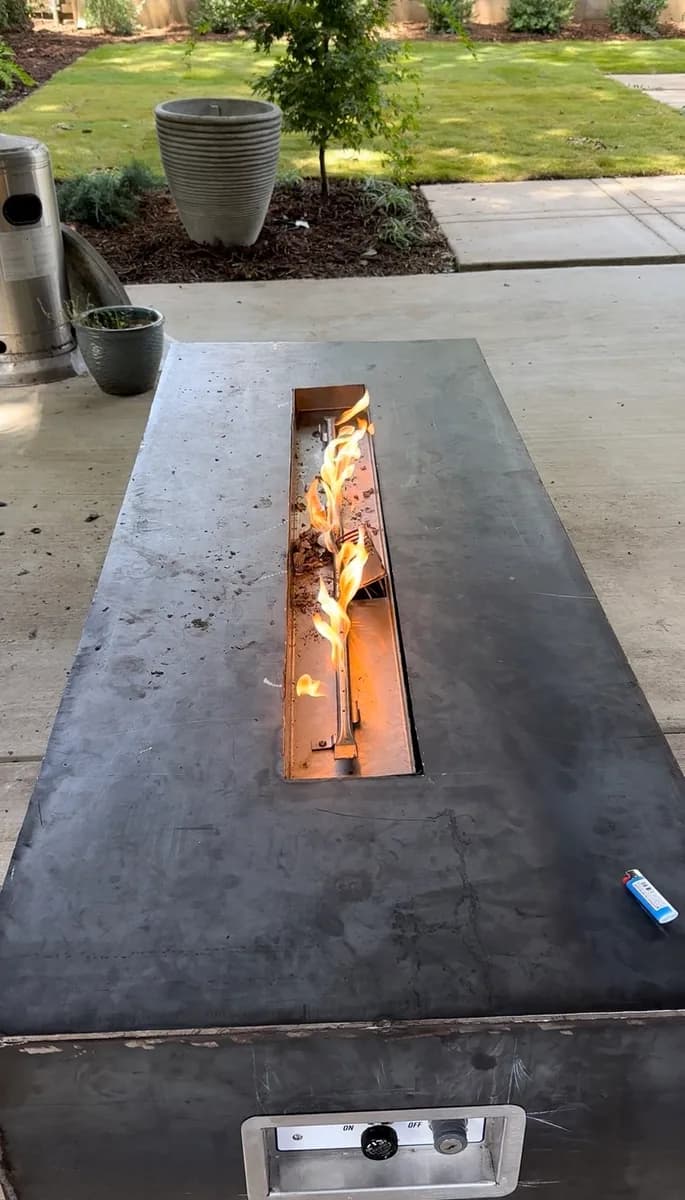 Gas Fire Pit Build & Install